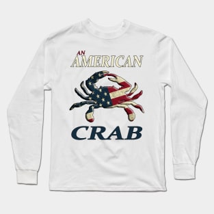 An American Crab Long Sleeve T-Shirt